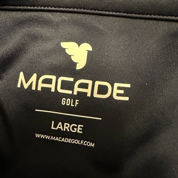 Macade Golf Zip Up Jacket/Vest. Sz L Performance Golf Activewear. - Picture 3 of 7